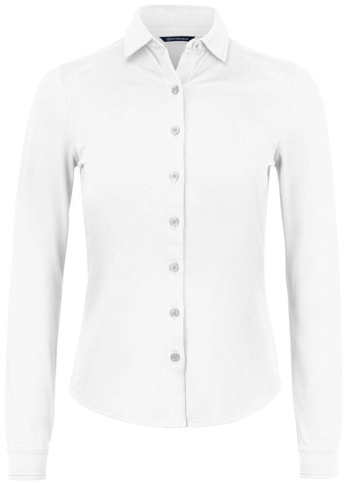 Cutter & Buck - Advantage Shirt Dames - wit