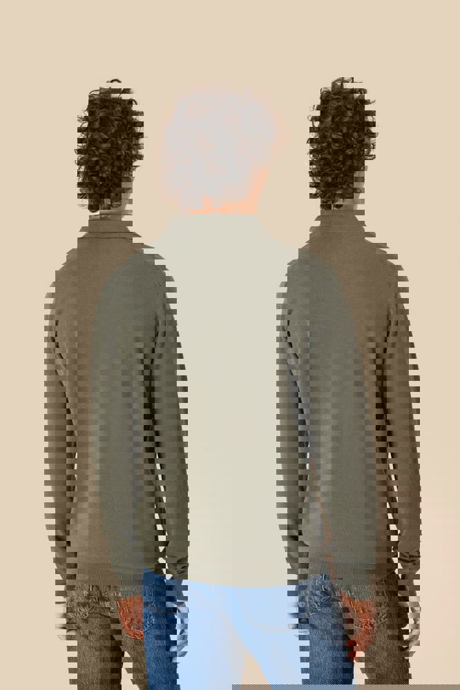 SP204 - Ecologische herenpolo met lange mouwen