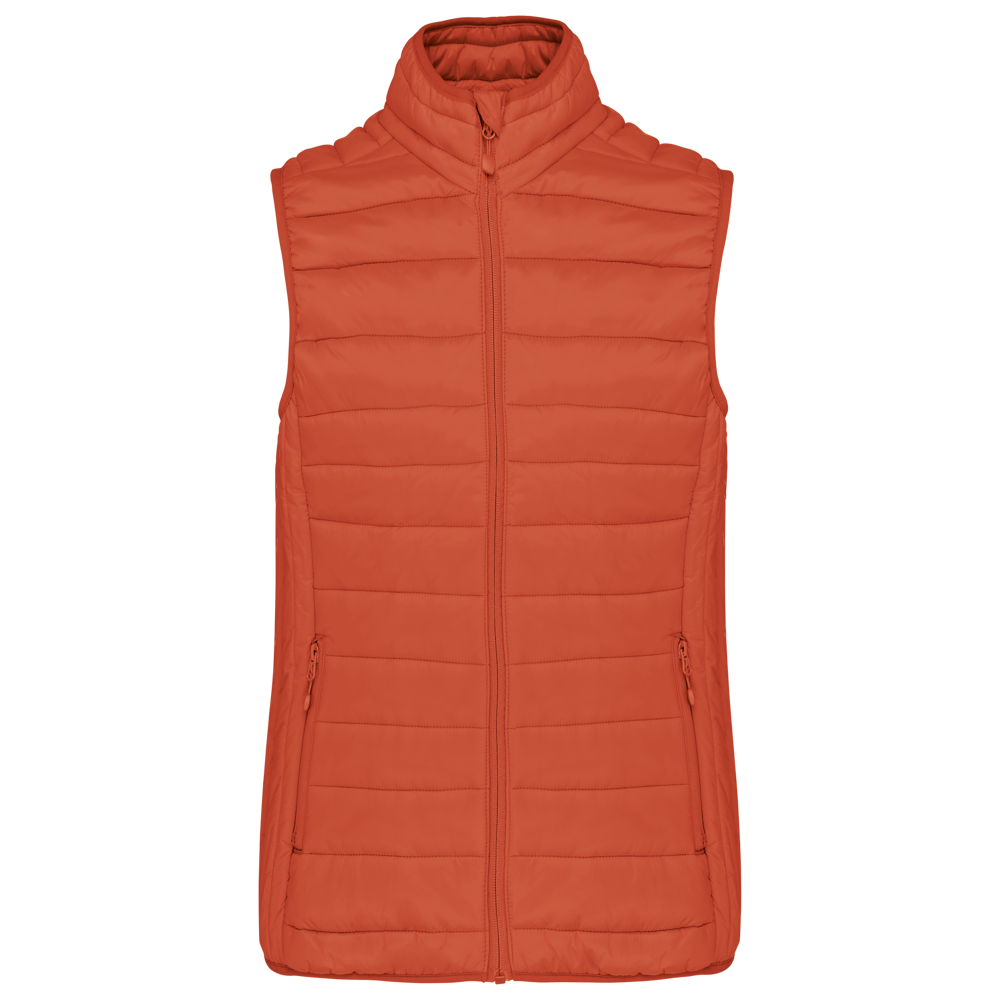 K6114 - Ladies' lightweight sleeveless down jacket - Burnt Ochre