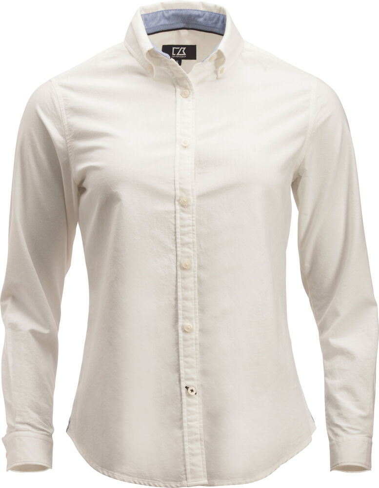 Cutter & Buck - Belfair Oxford Shirt Dames - wit
