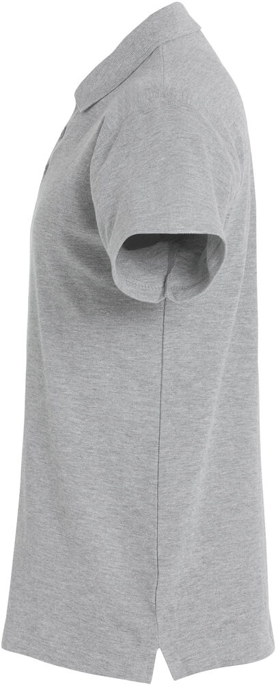 Clique - Basic Polo Grijs-Melange 4XL