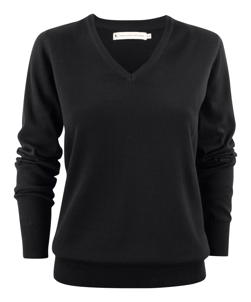 Ashland V  Gebreide Sweater Dames - zwart