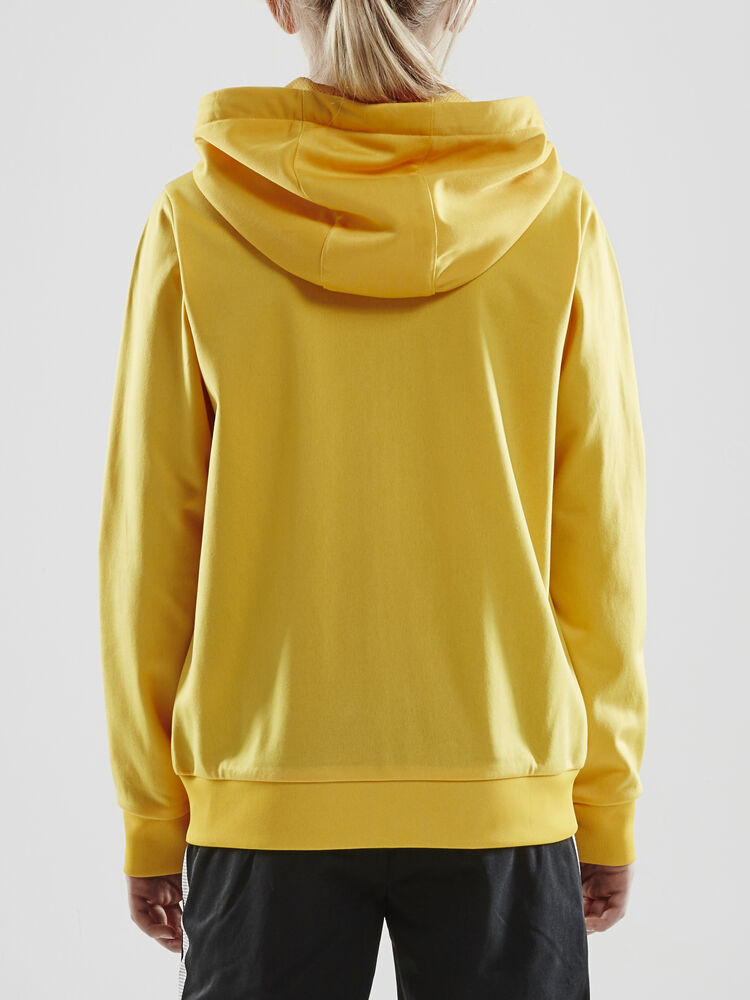 Craft - Pro Control Hood Jacket Jr Sweden Yellow/Black 122/128