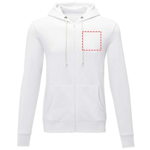 Charon heren hoodie met ritssluiting 