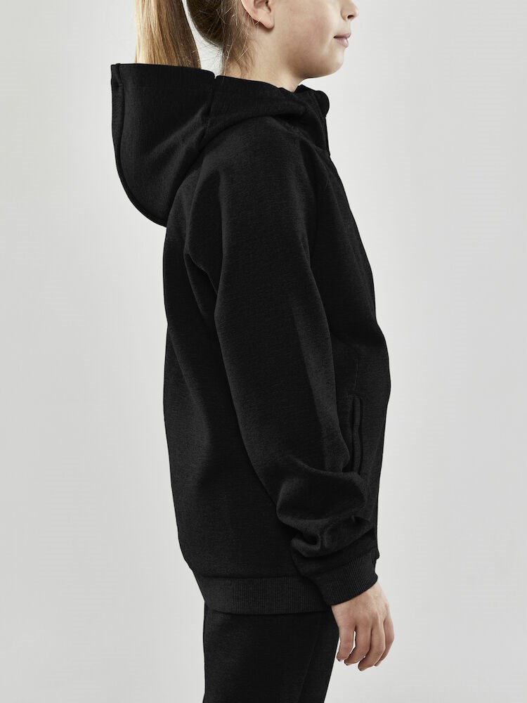 Craft - CORE Soul Full Zip Hood Jr Black 146/152