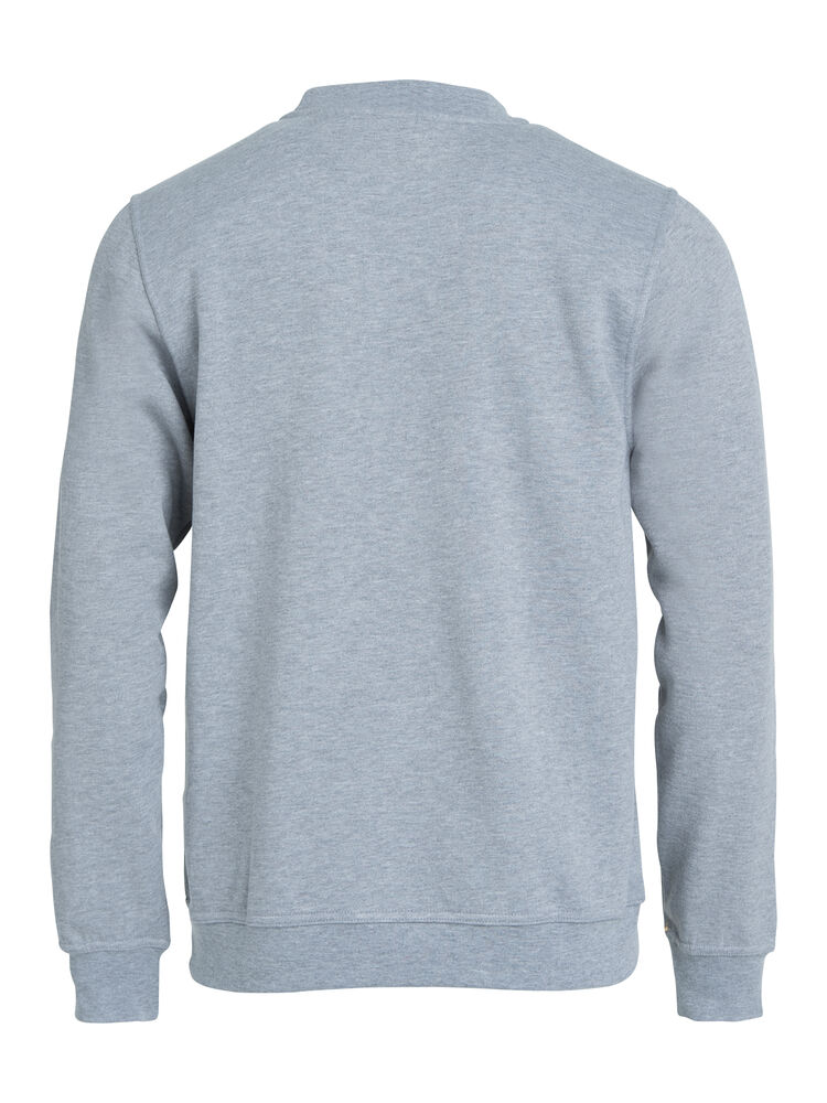 Clique - Basic Roundneck Junior Grijs-melange 140