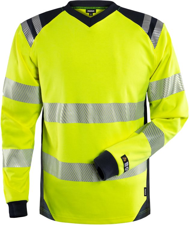 Flamestat high-vis T-shirt lange mouwen klasse 3 7359 TFL