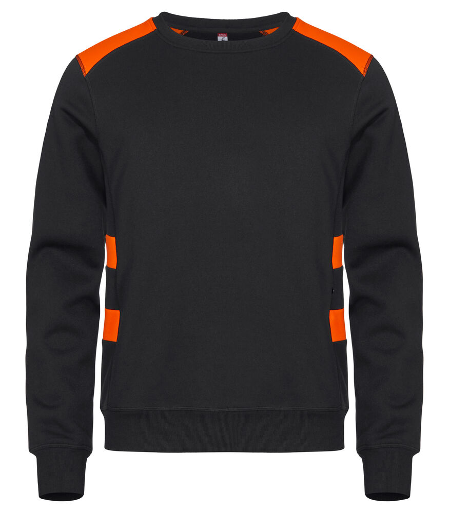 Clique - Ambition Roundneck - Signaaloranje