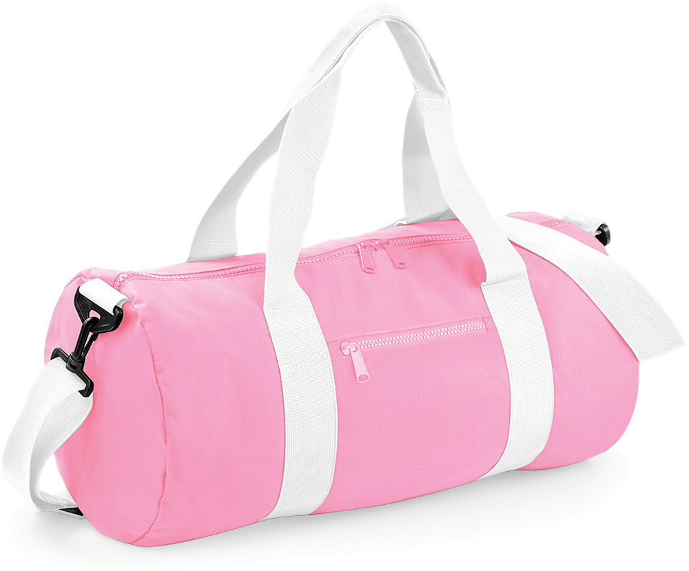 BG140 - Original Barrel Bag - Classic Pink / White