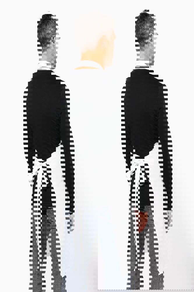 K8010 - Schort van polykatoen wasbaar op hoge temperatuur