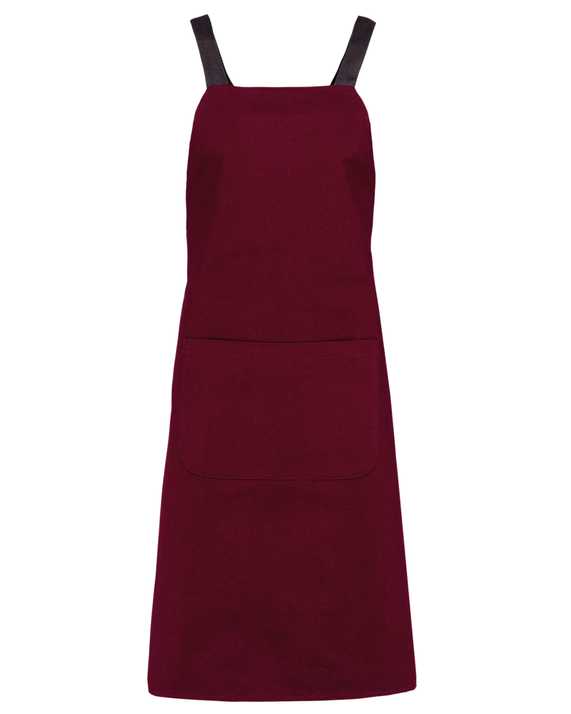 K8002 - Schort van biologisch katoen - Wine