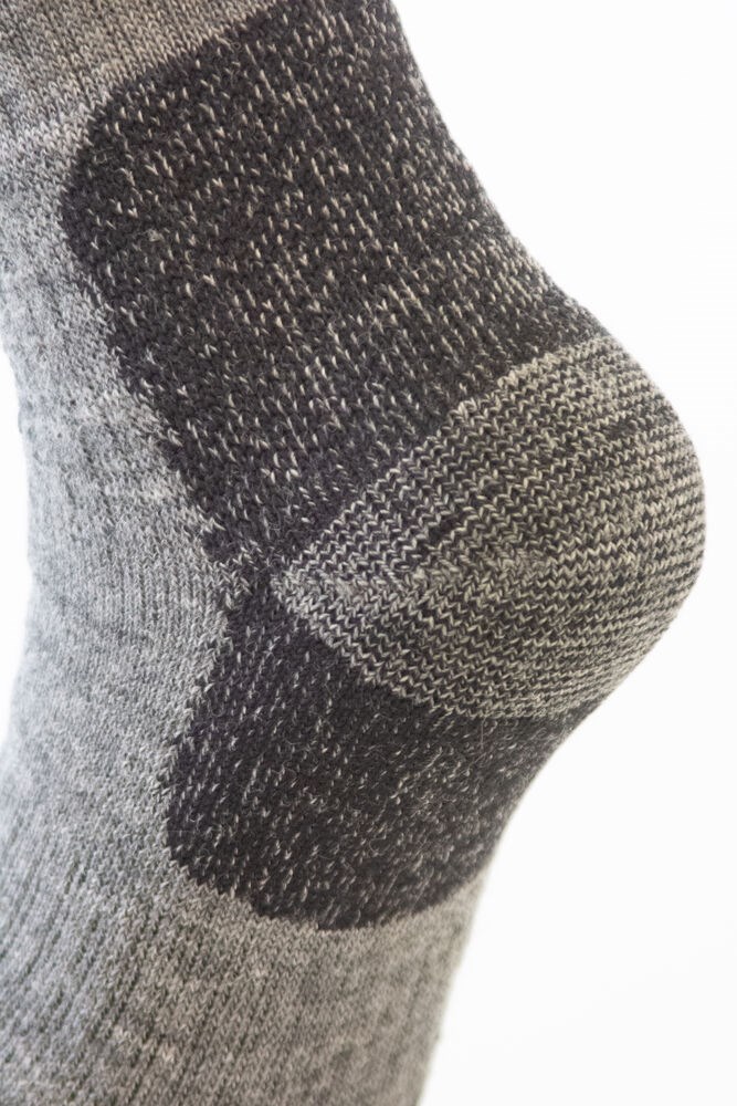Jobman - 9598 Merino Sock Heavy Donkergrijs/Zwart 46