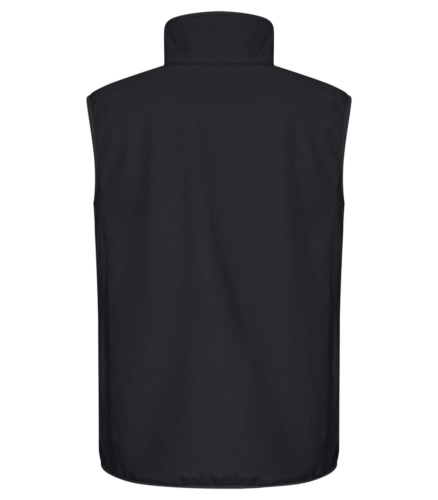Clique - Classic Softshell Vest Zwart L