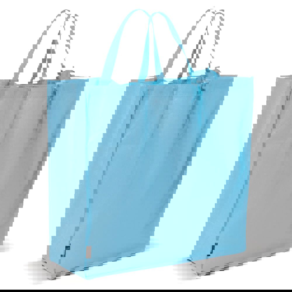 Draagtas non woven 75g/m² - Lichtblauw