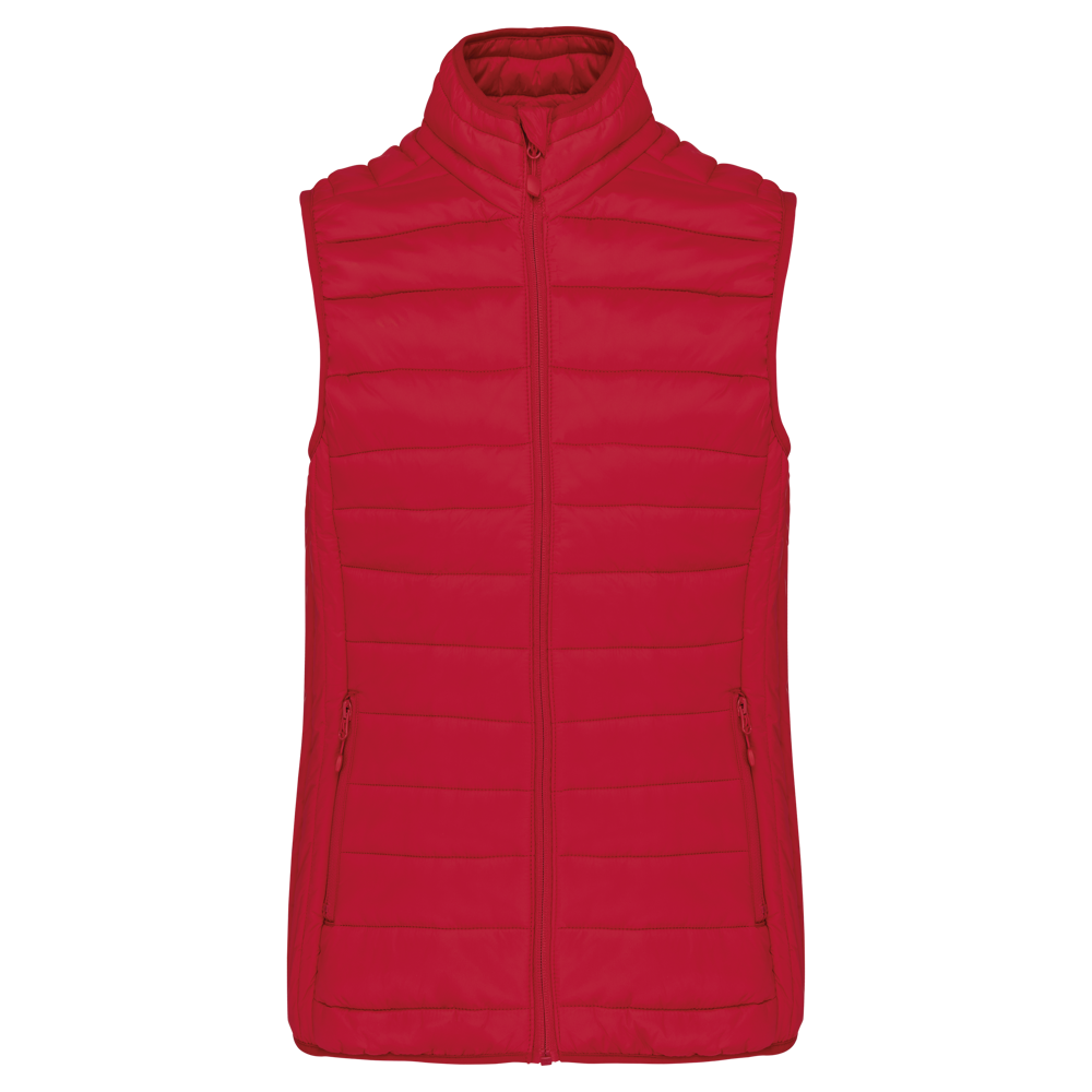 K6114 - Ladies' lightweight sleeveless down jacket - Red
