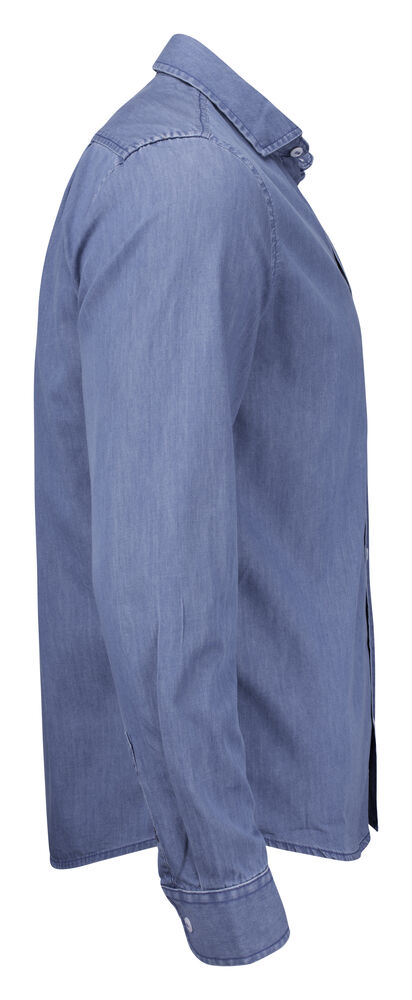 Cutter & Buck - Ellensburg Denim Shirt Heren Denim Blauw XL