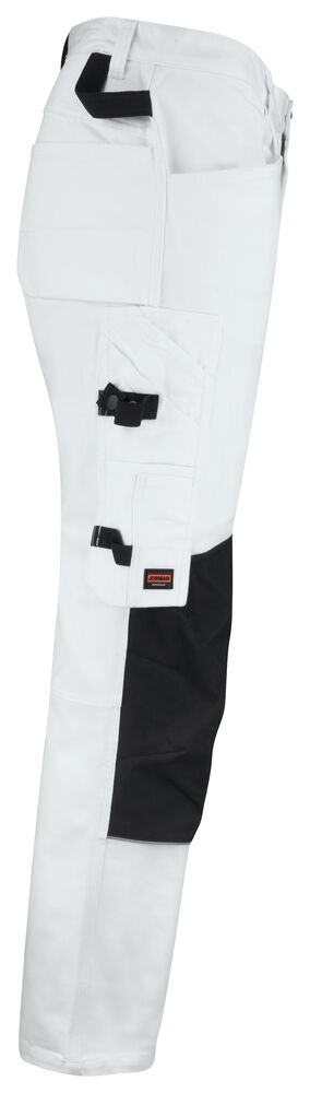Jobman - 2130 Painters' Trousers Wit/Zwart C60