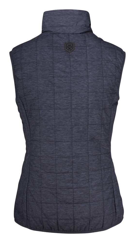 Cutter & Buck - Rainier Vest Dames Antraciet Navy Mélange L