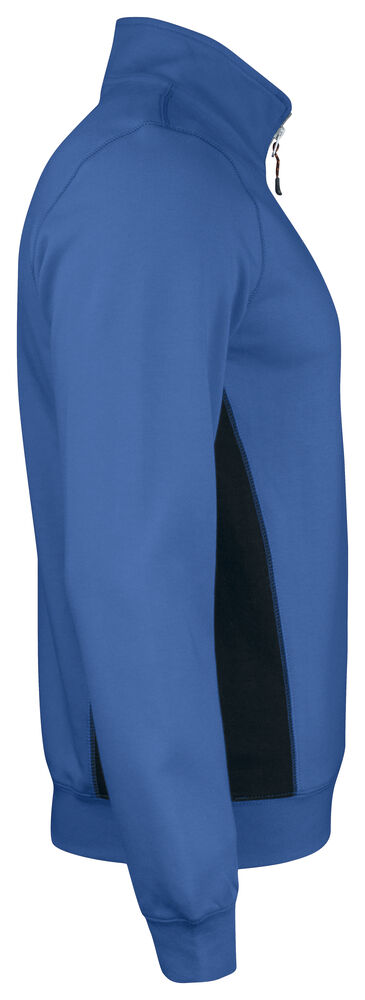 Jobman - 5401 Halfzip Sweatshirt Hemelsblauw/Zwart S