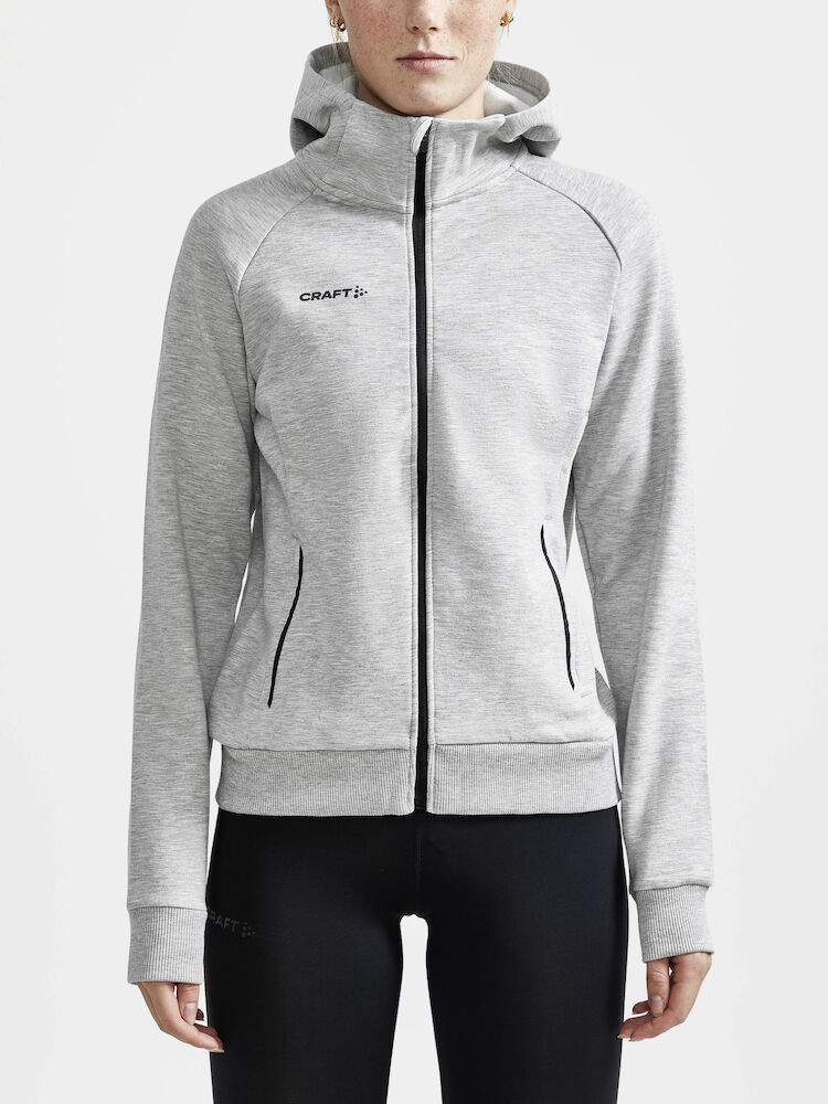 Craft - CORE Soul Full Zip Hood W Grey Melange S