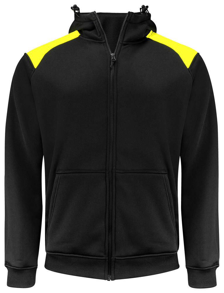 2133 HOODIE - Zwart/Geel