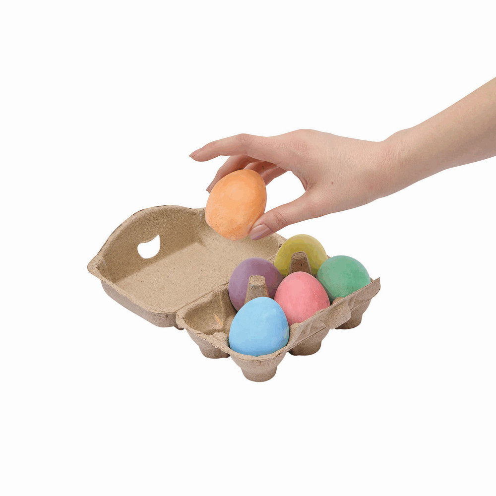 FUNNY EGGS - Stoepkrijtset