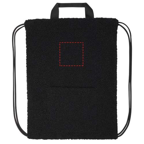 Bear GRS gerecyclede sherpa rugzak met trekkoordsluiting 9 l