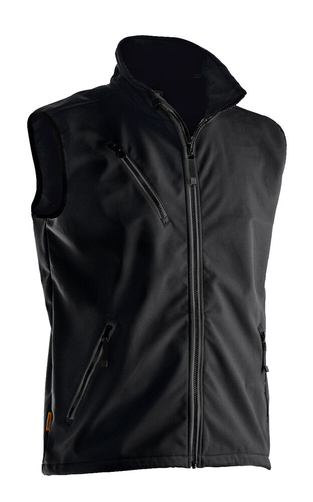 Jobman - 7502 Softshell Vest - Zwart