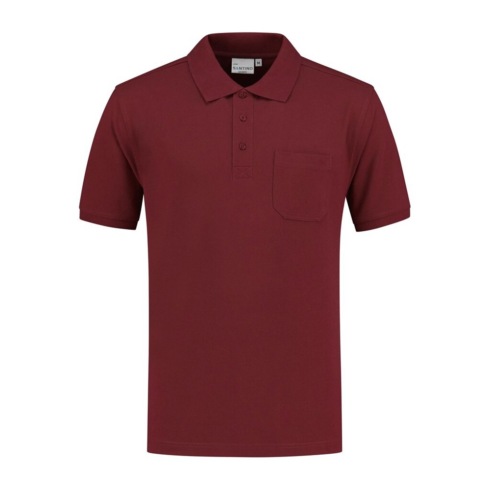 Santino Poloshirt Lenn - Burgundy
