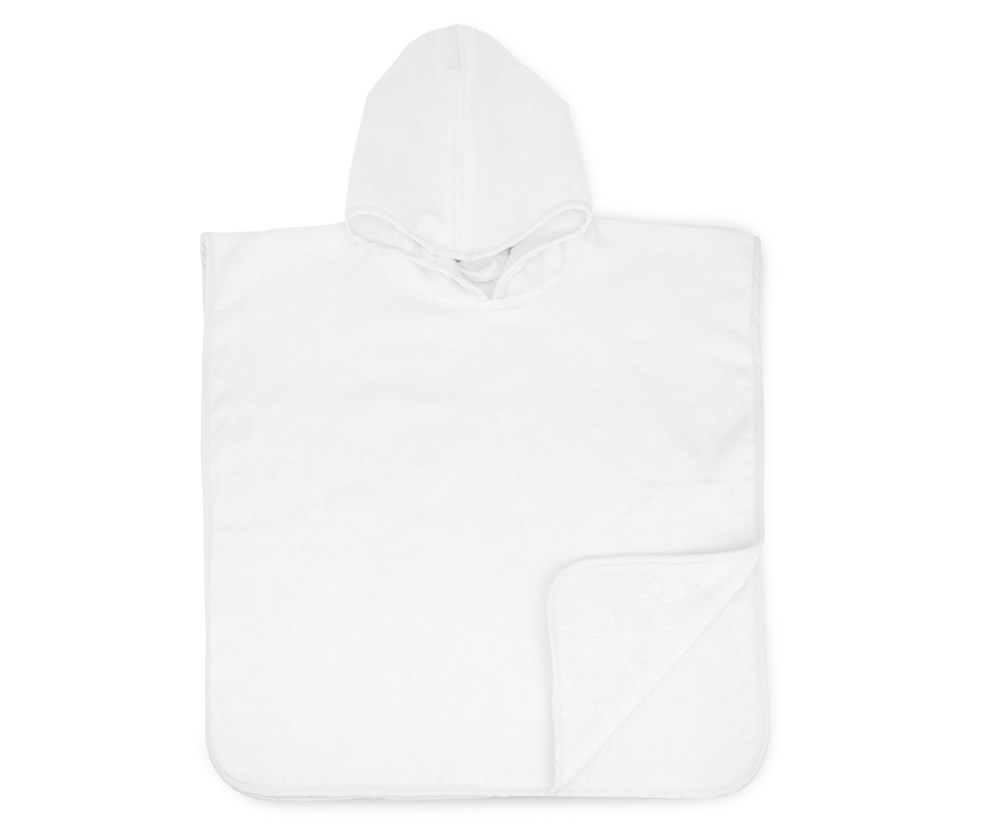 Baby Poncho - wit