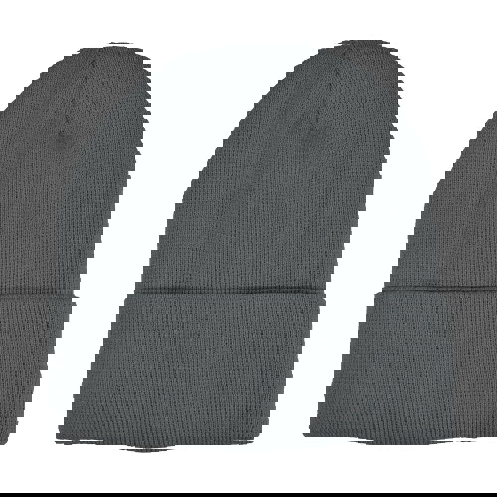 Gebreide muts met fleece - Donkergrijs (PMS Cool Grey 11c) / Donkergrijs