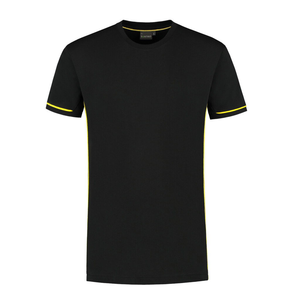 Santino T-shirt Cal+ - Black / Yellow
