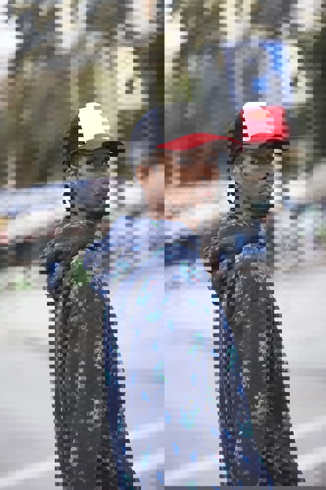 B639 - Multicolour 5-panel trucker pet