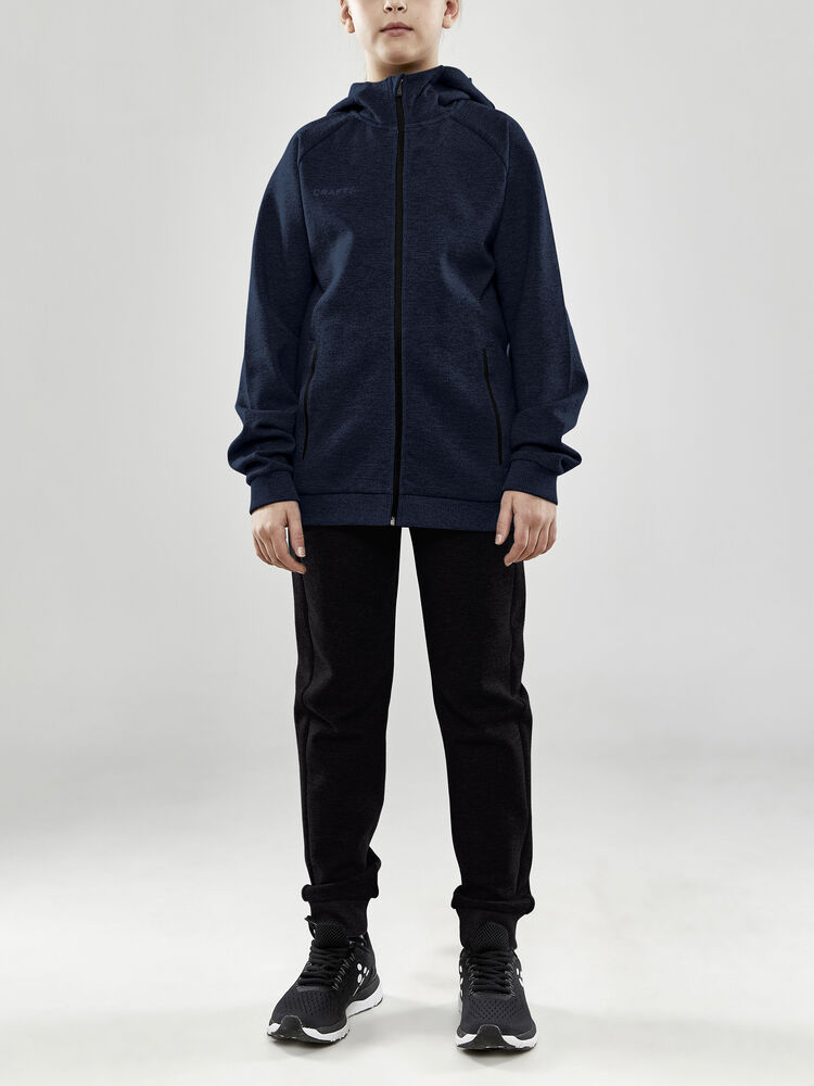 Craft - CORE Soul Full Zip Hood Jr Dark Navy 122/128