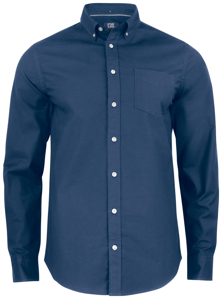 Cutter & Buck - Hansville Shirt Heren - Oxford blauw