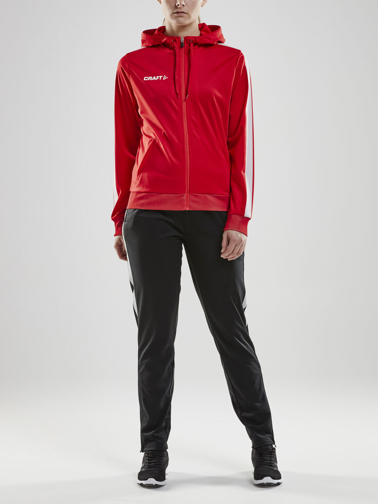 Craft - Pro Control Hood Jacket W Bright Red/White XS