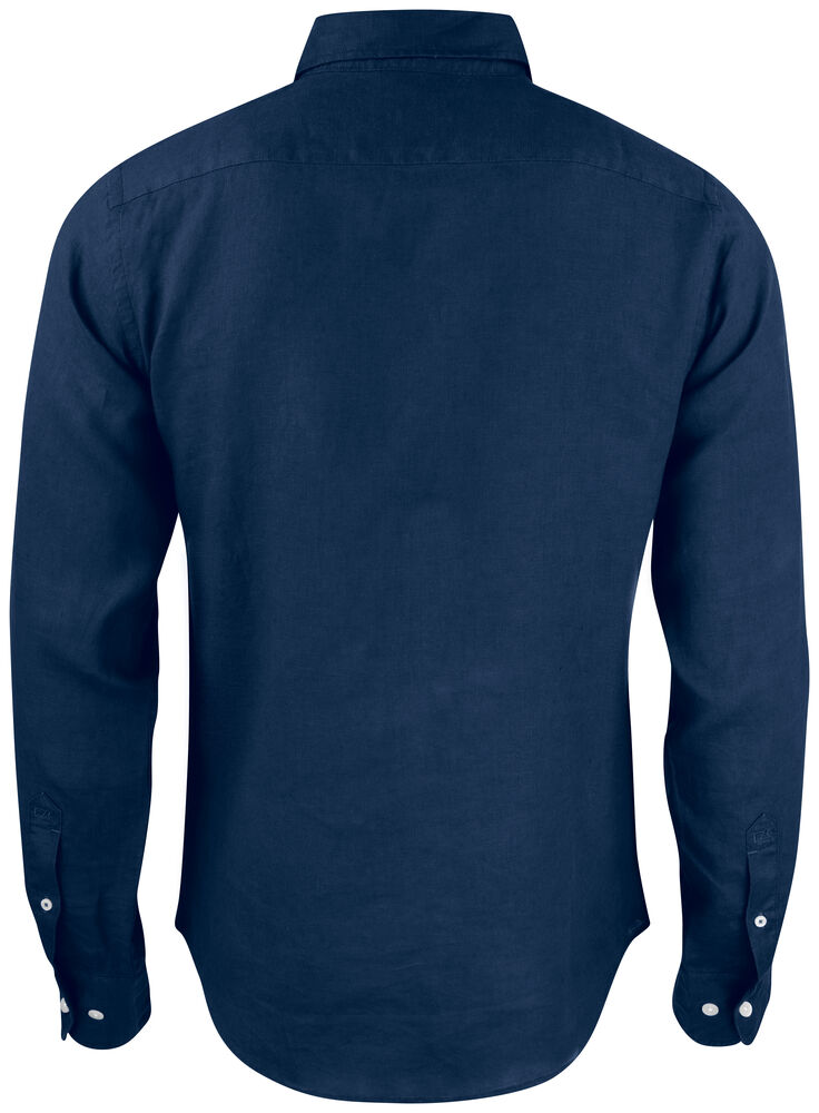 Cutter & Buck - Summerland Linen Heren Dark Navy XL