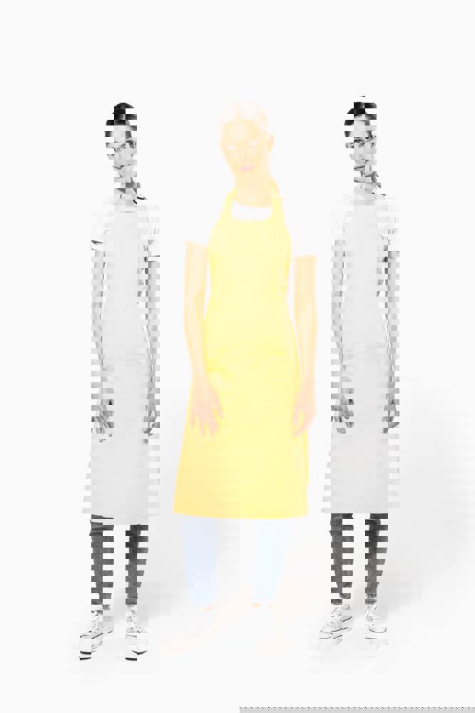 K8007 - Schort met zak van biologisch katoen