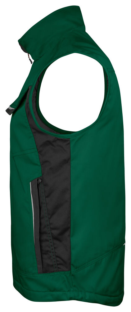 Jobman - 7517 Service Vest Lined Bosgroen XXL