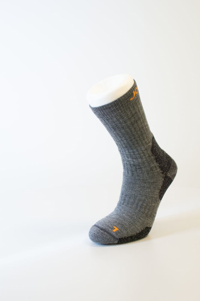 Jobman - 9598 Merino Sock Heavy Donkergrijs/Zwart 46
