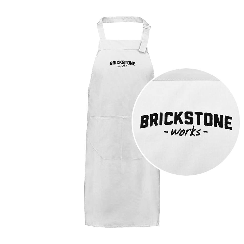 Promo schort 75x85 cm - Wit (WHITE) / Wit