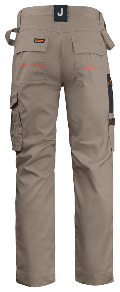 Jobman - 2321 Service Trousers Khaki/Zwart C56