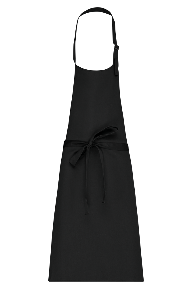 K8000 - Schort van polykatoen zonder zak - black