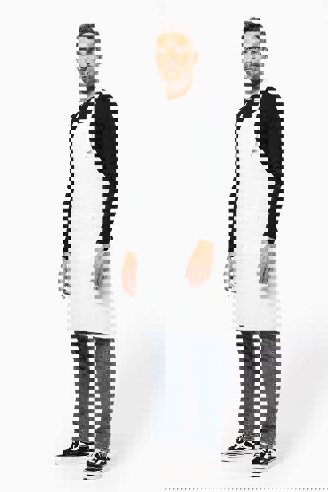 K8010 - Schort van polykatoen wasbaar op hoge temperatuur