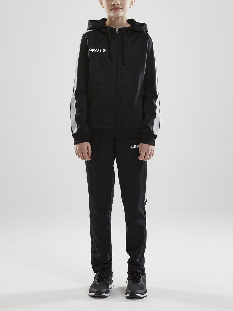 Craft - Pro Control Hood Jacket Jr Black/White 122/128