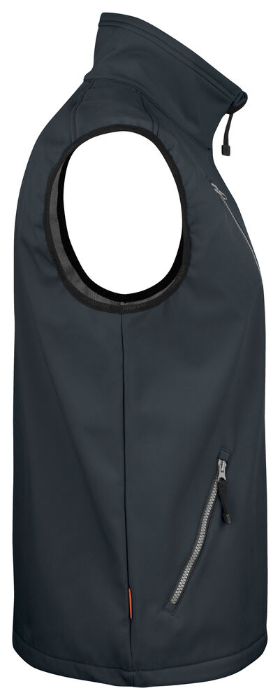 Jobman - 7502 Softshell Vest Zwart XXL