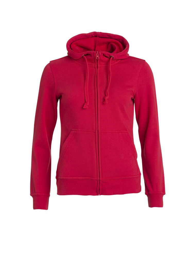 Clique - Basic Hoody Full Zip Women - Rood