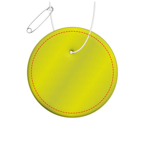 RFX™ H-09 ronde reflecterende pvc hanger
