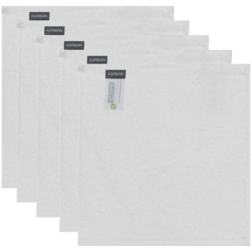 K104 - Guest handdoekjes 30 x 30 cm – verpakking per 5