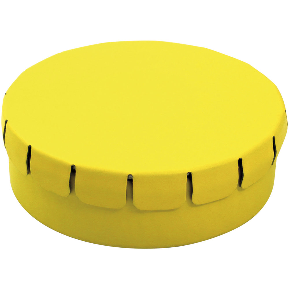 Clic clac snoep met citroen- en pepermuntsmaak - Mat geel